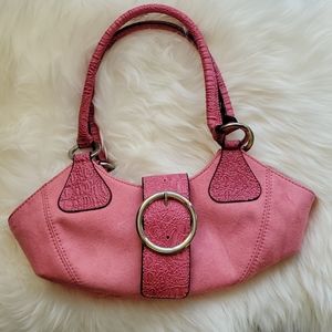 Pink Suede Purse
